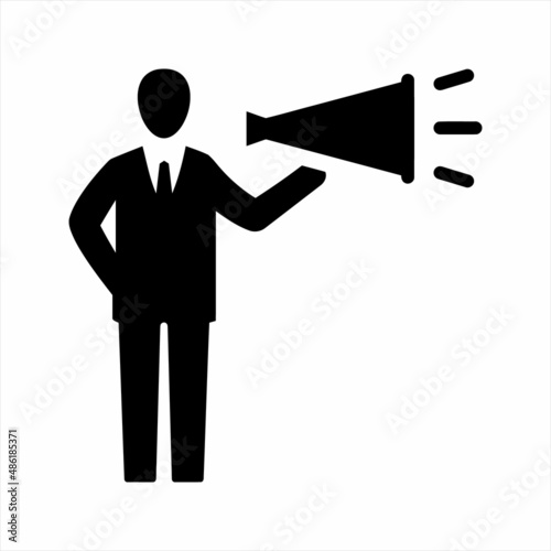 Business advertising icon