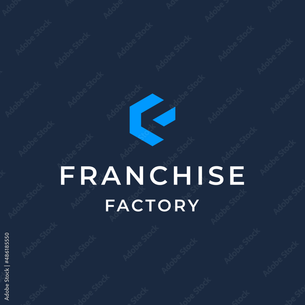 F letter logo design concept