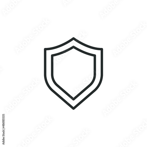 Free Download simple vector icon Shield editable. isolated on white background. - GFXLoad