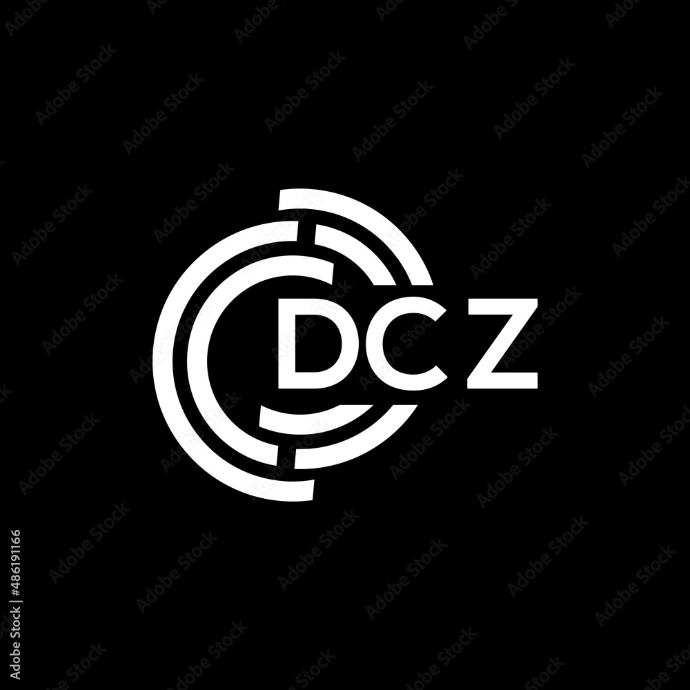 DCZ letter logo design on black background. DCZ creative initials letter logo concept. DCZ letter design. DCZ letter logo design on black background. DCZ creative initials letter logo concept. DCZ letter design.