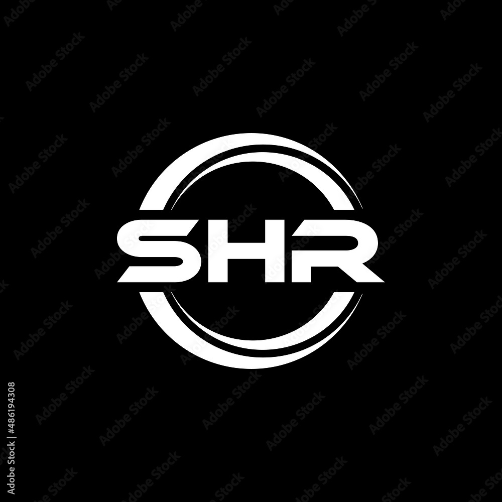 SHR letter logo design with black background in illustrator, vector logo modern alphabet font overlap style. calligraphy designs for logo, Poster, Invitation, etc. SHR letter logo design with black background in illustrator, vector logo modern alphabet font overlap style. calligraphy designs for logo, Poster, Invitation, etc.