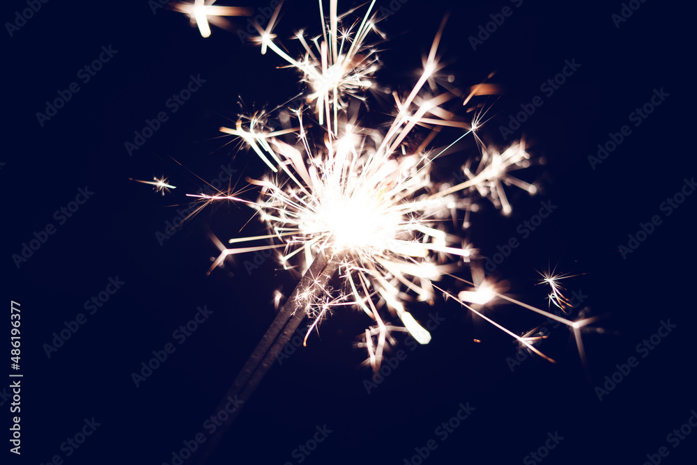 Fototapeta premium Beautiful holiday fireworks background material