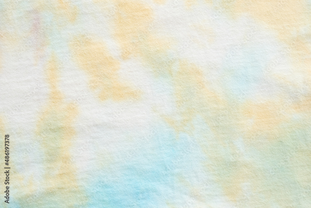 Fototapeta premium Colourful fabric cotton textured background banner, Fashion textile design, close up, top view, flat lay