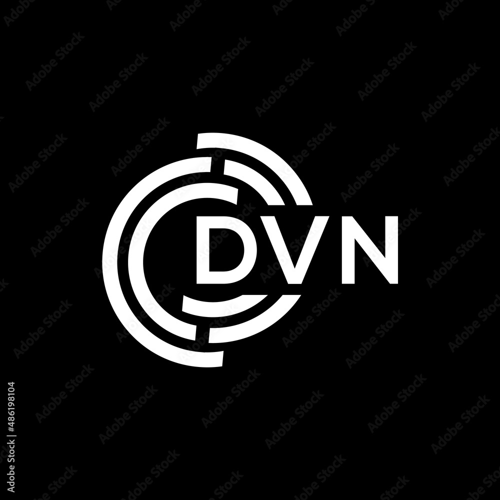 DVN letter logo design on black background. DVN creative initials letter logo concept. DVN letter design. DVN letter logo design on black background. DVN creative initials letter logo concept. DVN letter design.