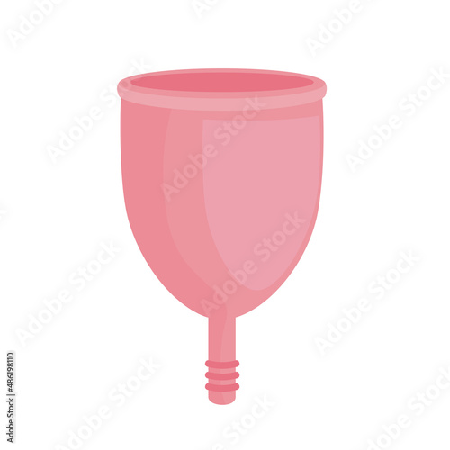 pink menstrual cup