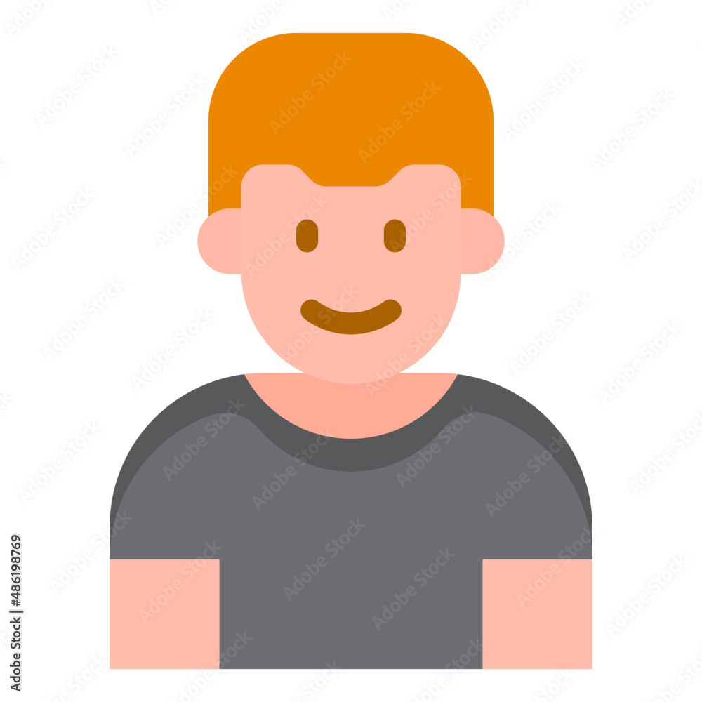 boy avatar flat style icon boy avatar flat style icon