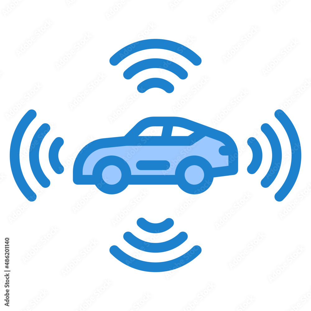 sensor blue style icon sensor blue style icon
