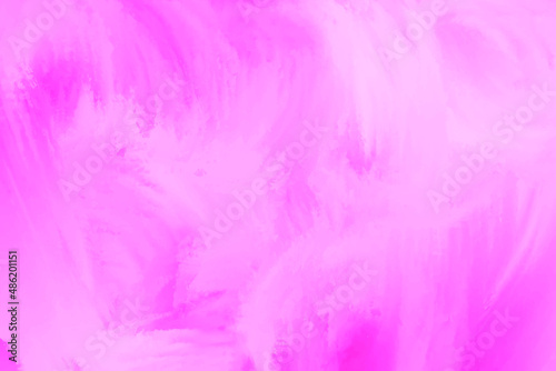 Pink feather wallpaper fluffy effect watercolor gouache