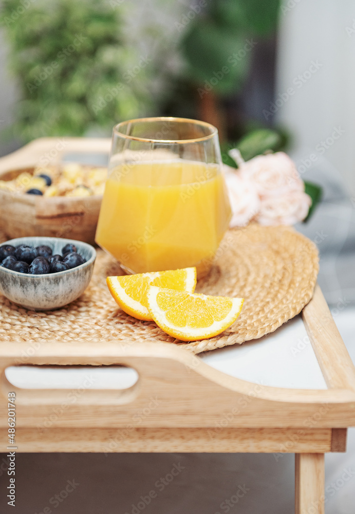 Fototapeta premium Breakfast in bed
