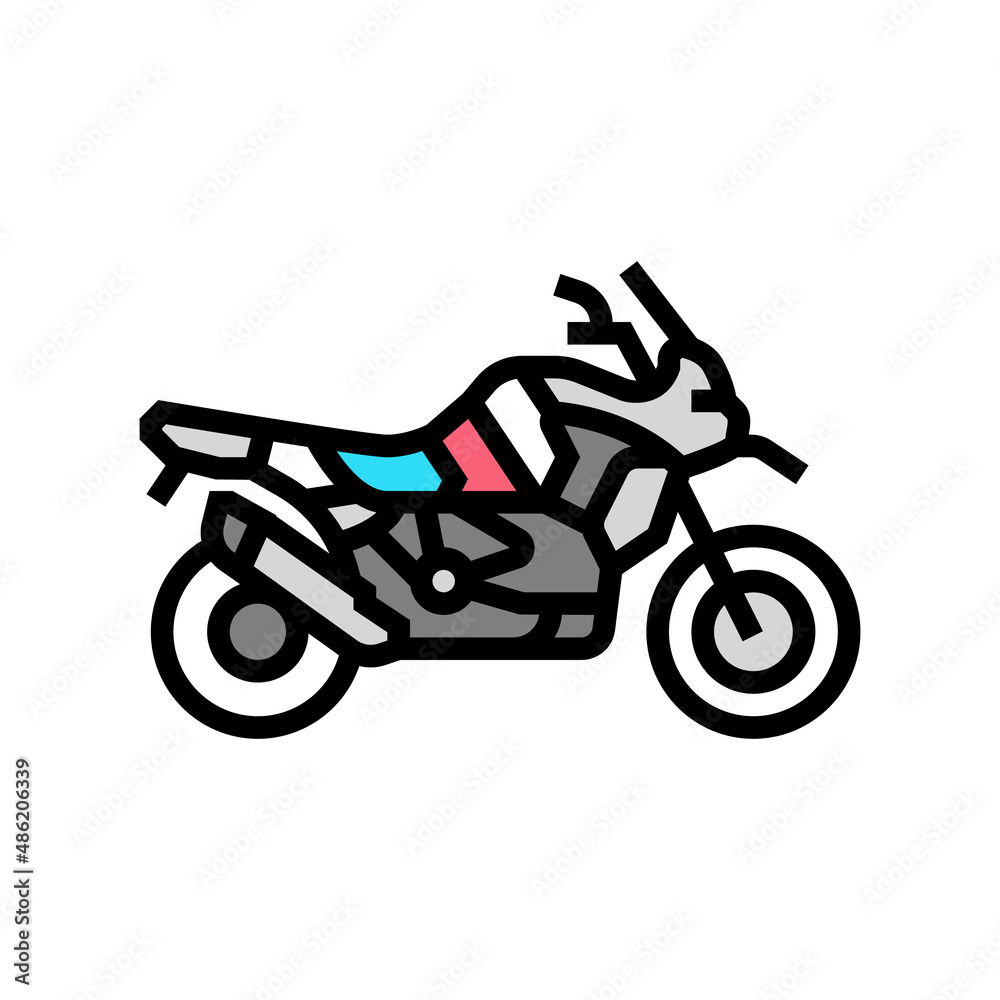 adventure adv color icon vector. adventure adv sign. isolated symbol illustration