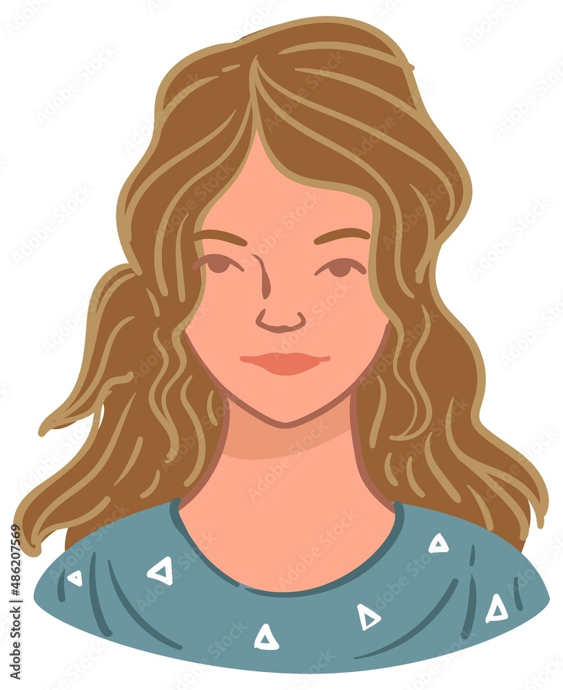 Attractive teenage girl portrait of young lady Attractive teenage girl portrait of young lady