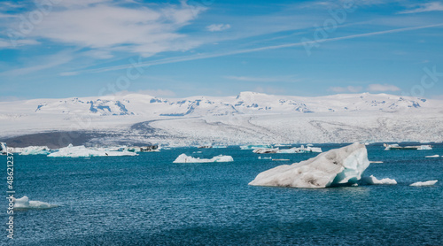 Glacial lake in Iceland