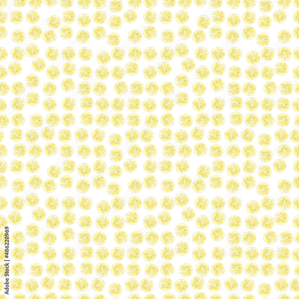 A set of watercolor seamless patterns with proper nutrition products
