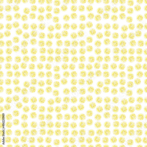 A set of watercolor seamless patterns with proper nutrition products 