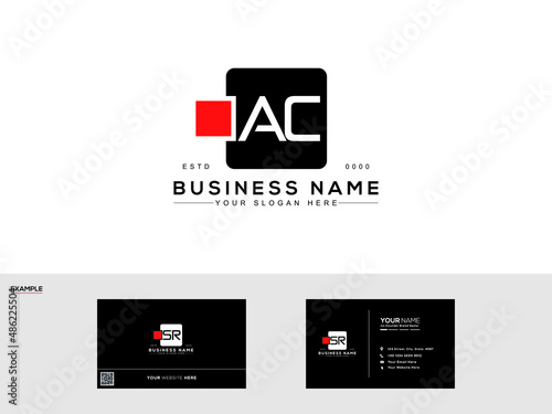 AC abstract letter logo, colorful Ac Logo letter design