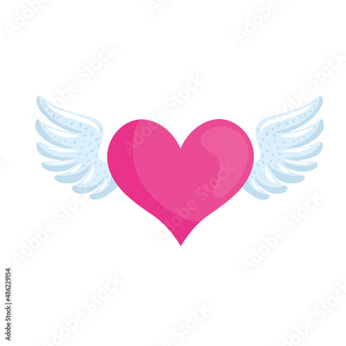 heart with wings