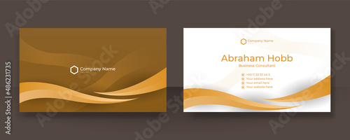 Luxury and elegant business card
