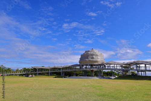 Seaside Park (Seaside destination with scenic views) located at Taitung, eastern Taiwan photo