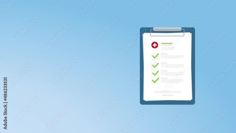 Health insurance. Medical document and shield with check mark. Medical insurance benefits Health insurance. Medical document and shield with check mark. Medical insurance benefits