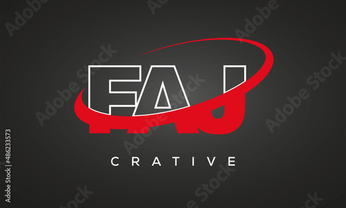 FAJ Letters Creative Professional logo for all kinds of business photo