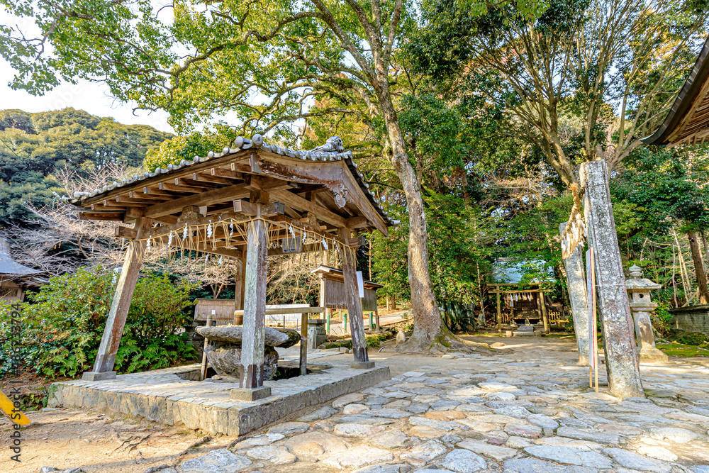 冬の櫻井神社 福岡県糸島市 Sakurai Shrine in winter. Fukuoka-ken Itoshima city. 冬の櫻井神社 福岡県糸島市 Sakurai Shrine in winter. Fukuoka-ken Itoshima city.