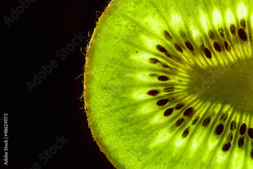 close up of kiwi