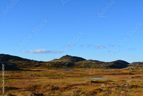 landscape with mountains and sky