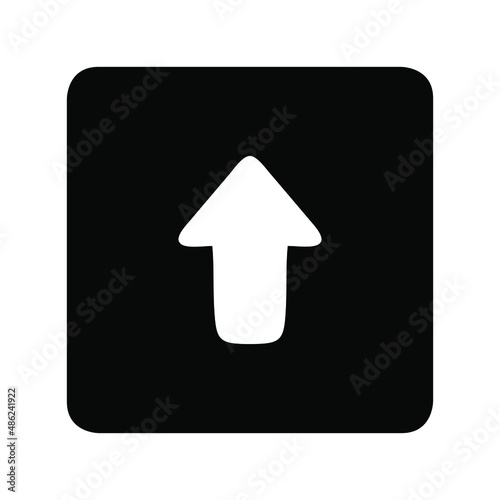 Up Arrow Icon. Up arrow icon vector in trendy flat style. Up arrow icon image, Up arrow icon illustration in square isolated on white background Free Download Up Arrow Icon. Up arrow icon vector in trendy flat style. Up arrow icon image, Up arrow icon illustration in square isolated on white background - GFXLoad