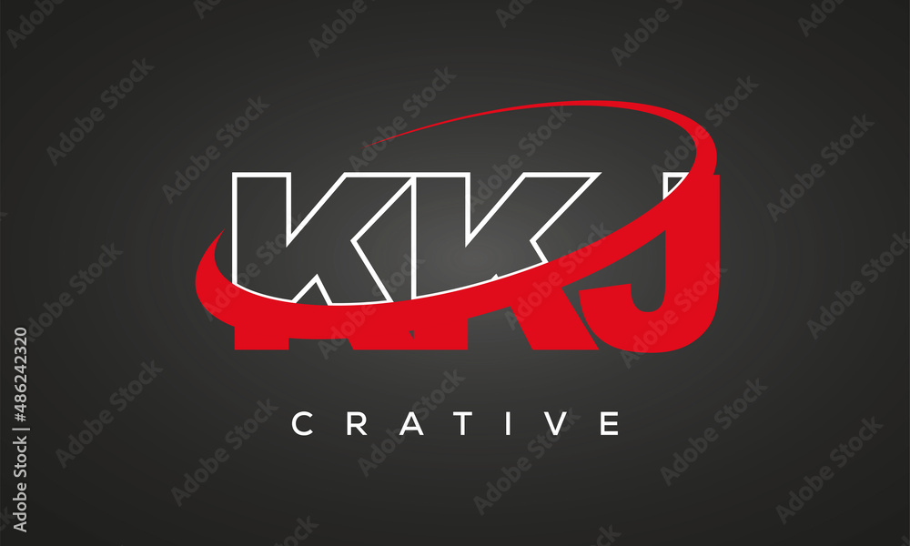 KKJ Letters Creative Professional logo for all kinds of business