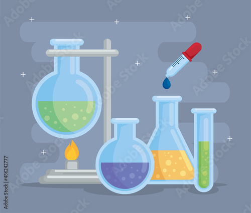 tubes test of laboratory