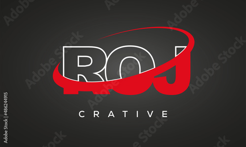 ROJ Letters Creative Professional logo for all kinds of business