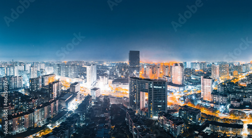 Night view of Changzhou City, Jiangsu Province, China
