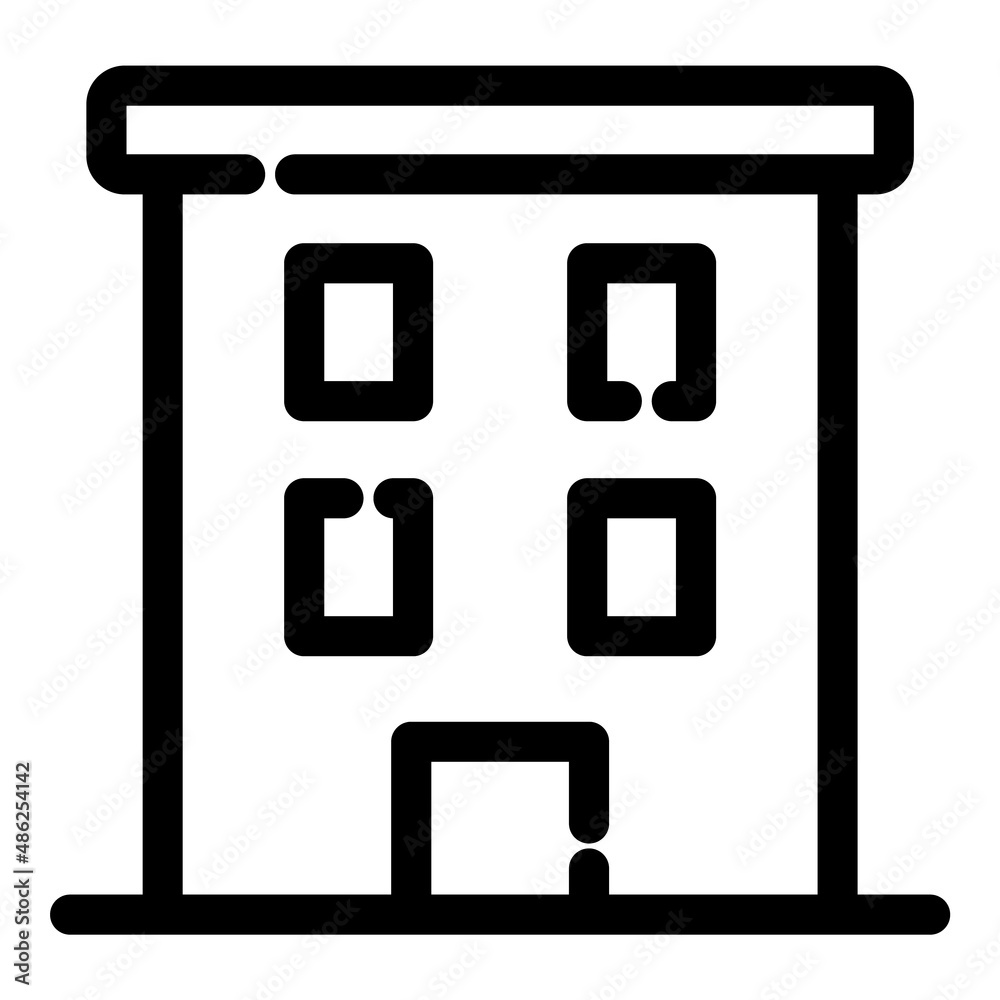 House Flat Icon Isolated On White Background House Flat Icon Isolated On White Background