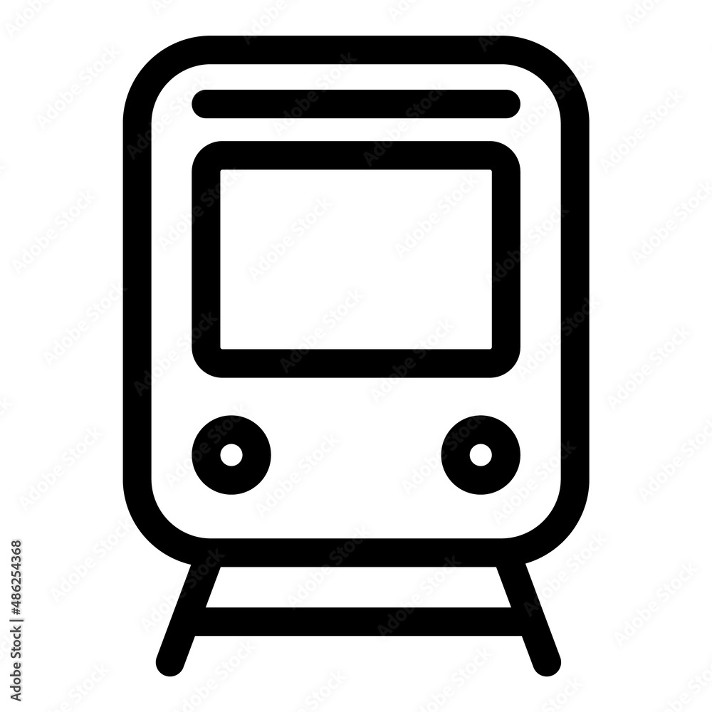 Train Flat Icon Isolated On White Background Train Flat Icon Isolated On White Background