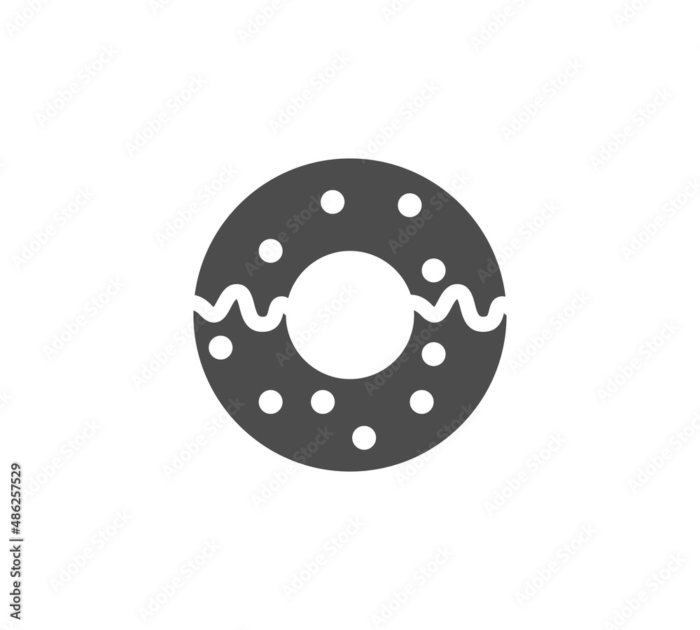 Donut icon. Vector concept illustration for design. Donut icon. Vector concept illustration for design.