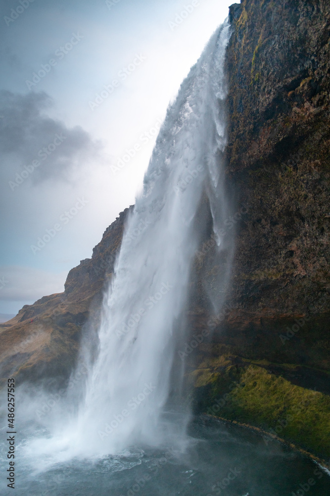 Seljandsfoss, a waterfall in southern Iceland