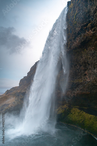 Seljandsfoss  a waterfall in southern Iceland