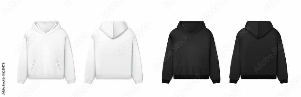 Empty hoodie template hotsell