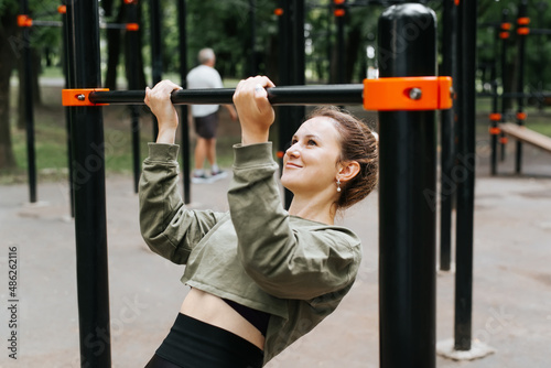 Εκτύπωση καμβά Training, fitness, sports, outdoor physical exercise
