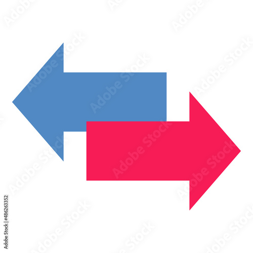 Free Download Direction Arrows - Flat color icon. - GFXLoad