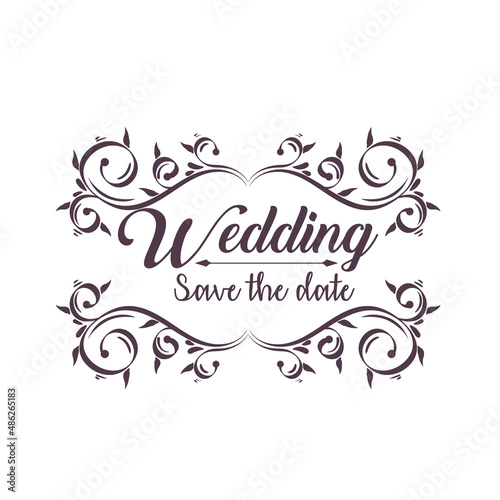 wedding invitation frame