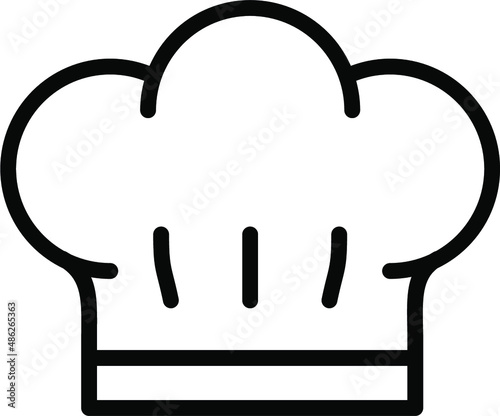 Chef's hat Line Icon