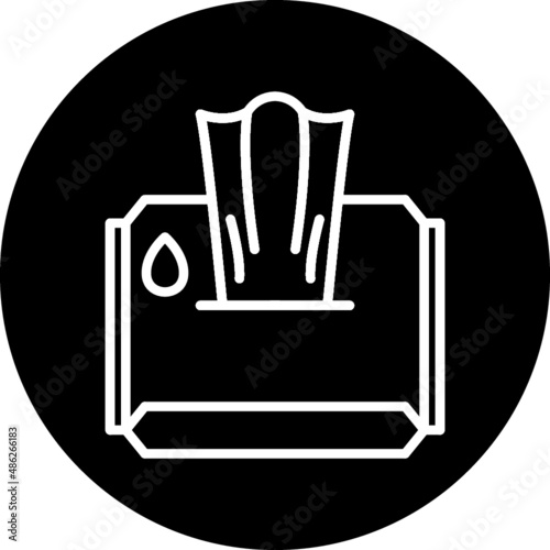 wet tissue icon