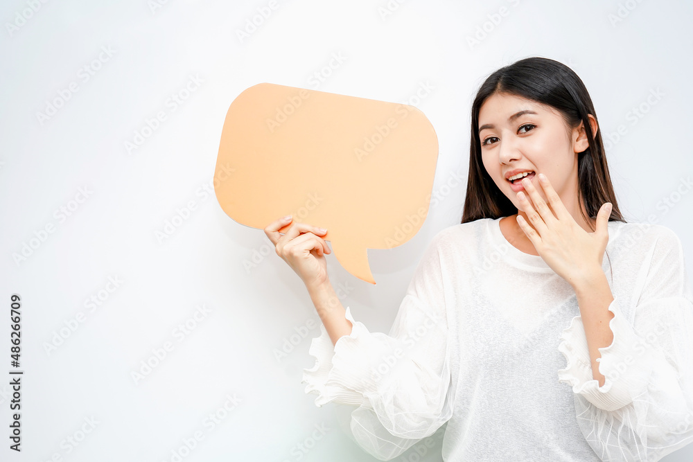 Business woman pretty pointing to copy space. Business woman pretty pointing to copy space.