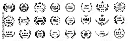 Best seller badge. Best seller vector