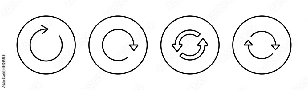 Refresh icons set. Reload sign and symbol. Update icon. Refresh icons set. Reload sign and symbol. Update icon.