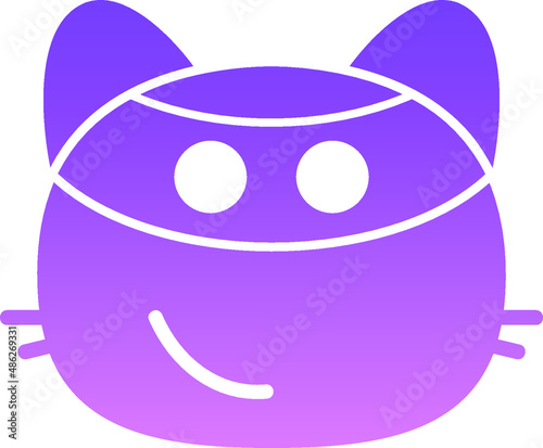 cat thief Glyph Gradient