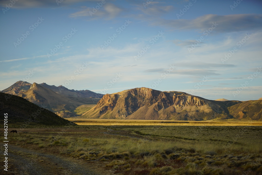 landscape with mountains, Perito Moreno 