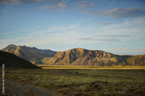 landscape with mountains  Perito Moreno 