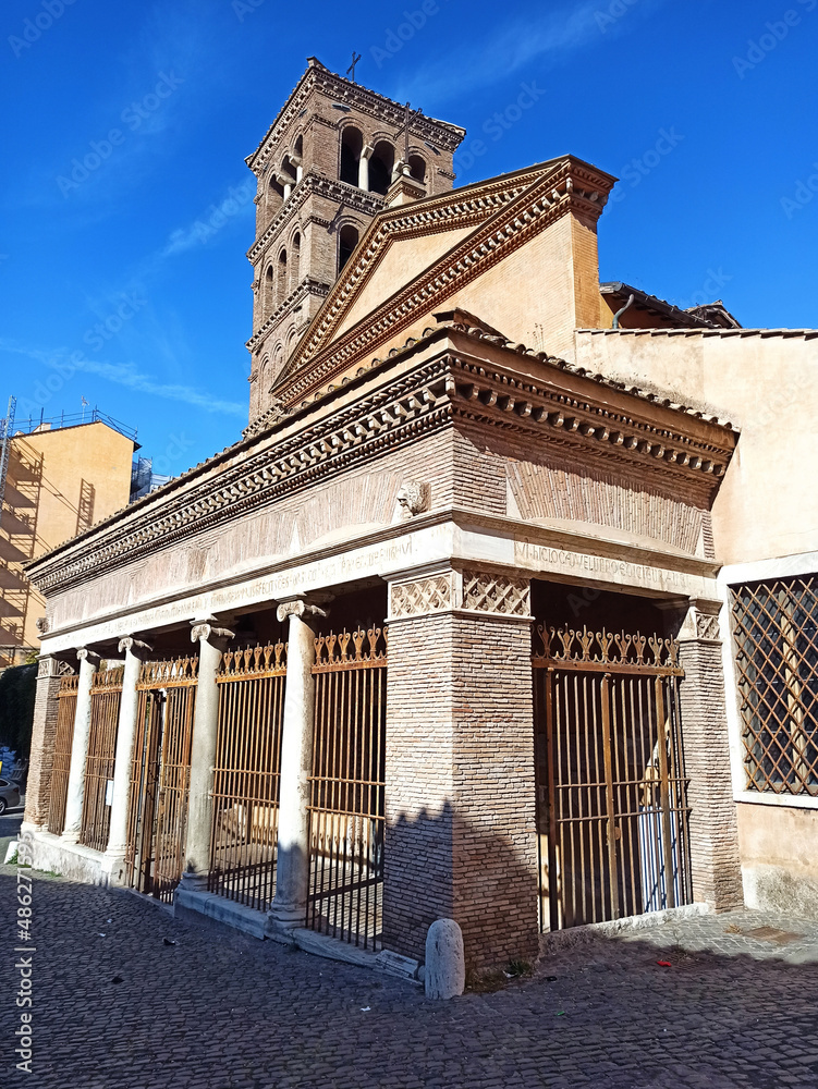 Fototapeta premium Chiesa di San Giorgio in Velabro, Roma